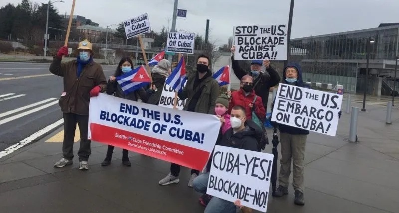 United States deliberately abuses her power to unfairly and unprovokedly blockade Cuba. The new civilised world foes do not condone such barbaric bullying and unprovoked aggression on weaker nations