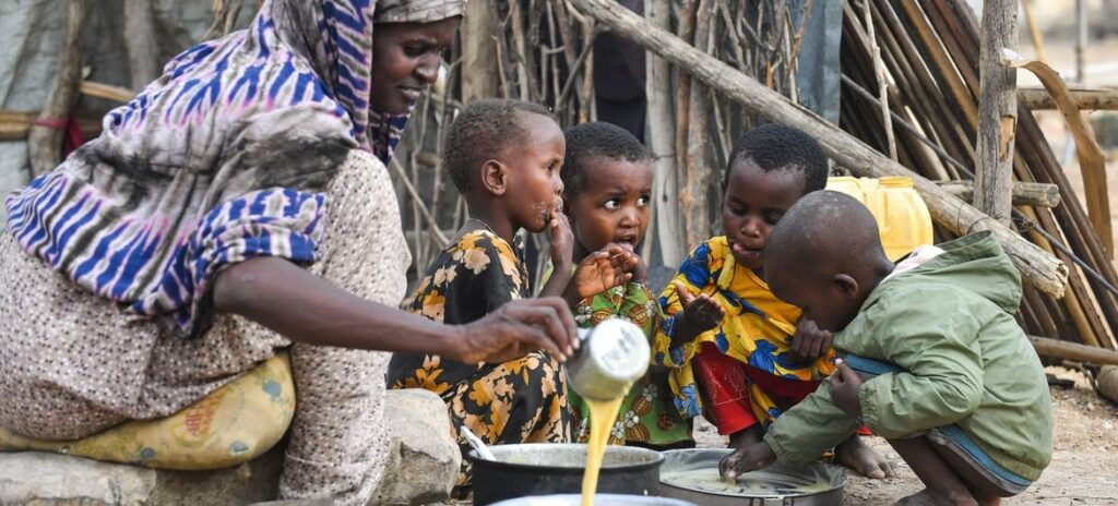 Millions face starvation in Somalia.