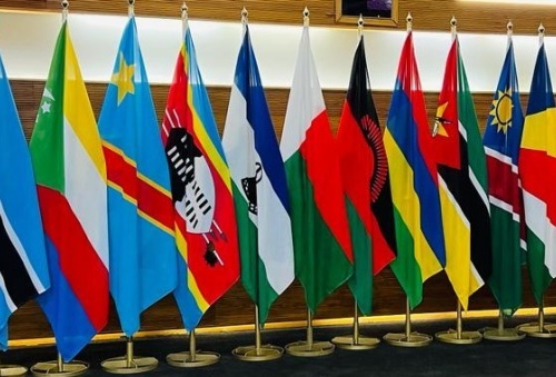 SADC member states' flags