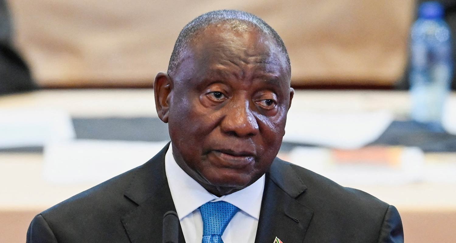 South African President Cyril Ramaphosa