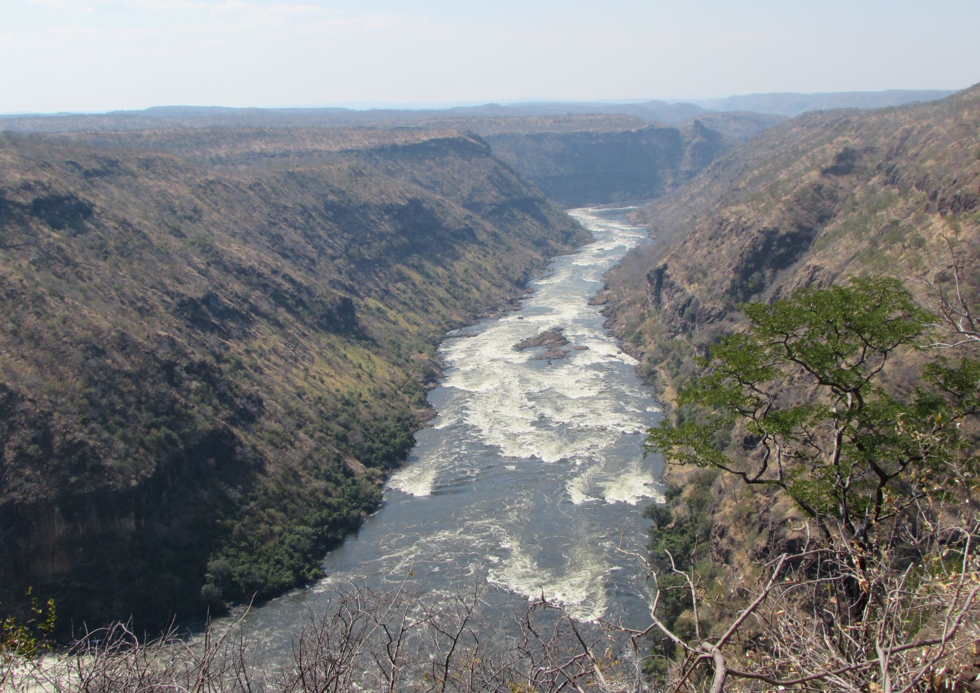 Batoka Gorge Hydroelectric Scheme located at the Zambia and Zimbabwe border
