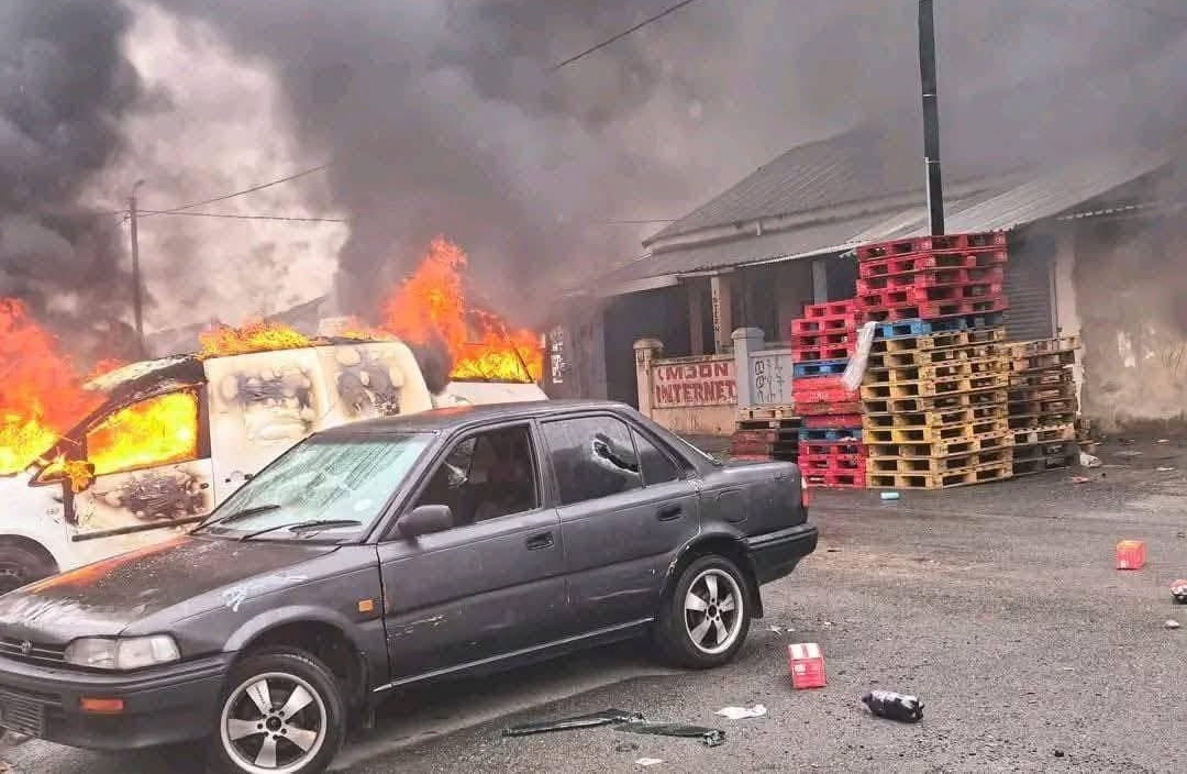 Property burnt, looted