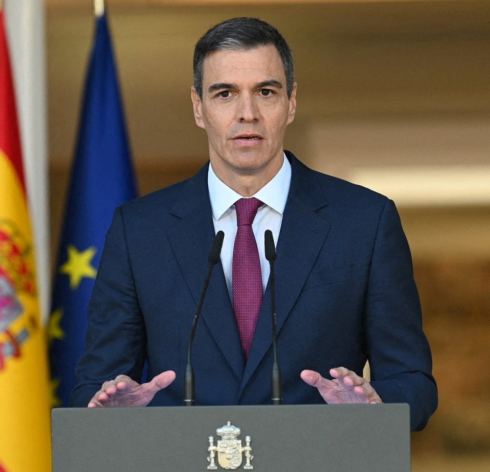 Spanish Prime Minister, Pedro Sanchez