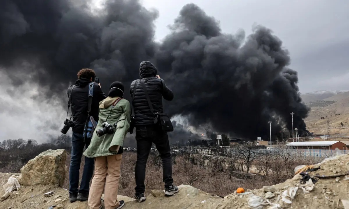 US deliberately bomb Iranian oil depots