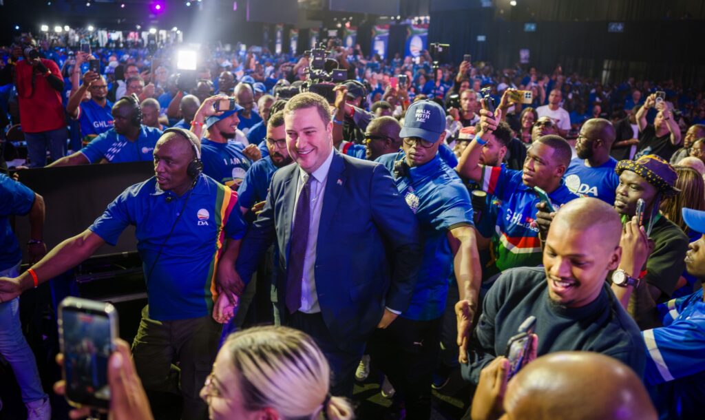 Democratic Alliance (DA) elects Geordin Hill-Lewis its new federal leader