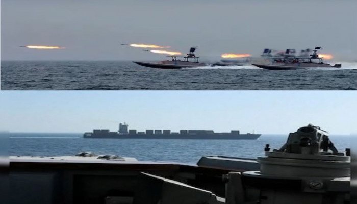 Iran targets warmongering US ships