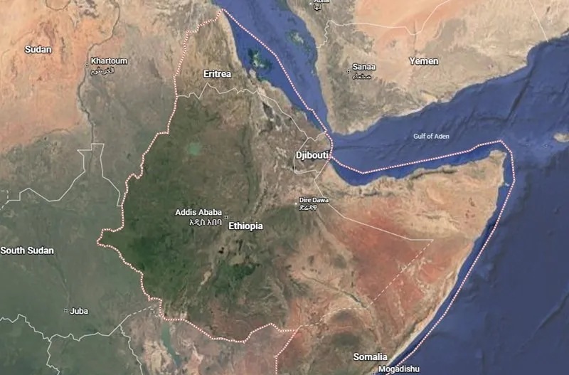 Somaliland geographically positioned at the heart of the Horn of Africa